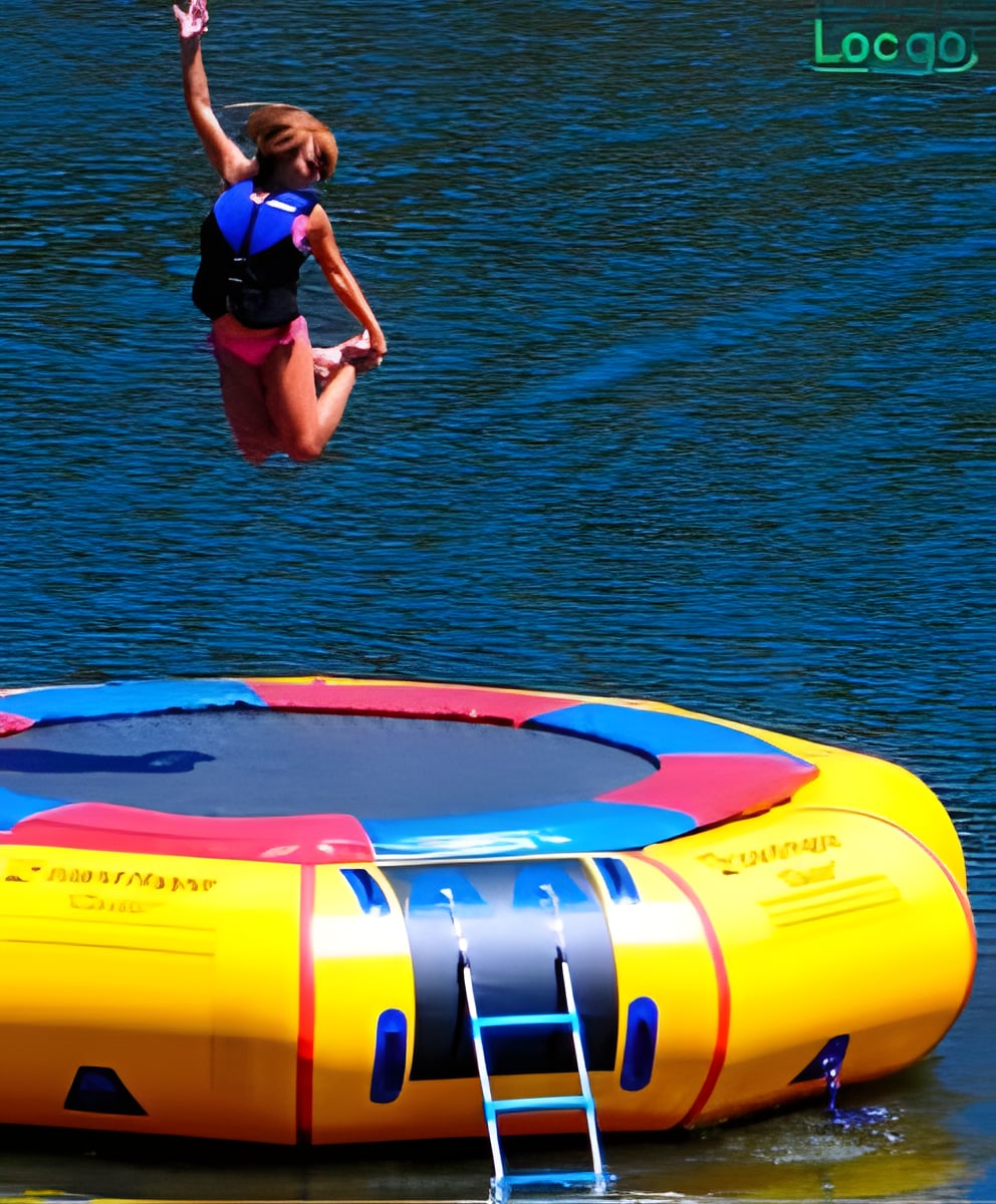 Trampoline aquatique